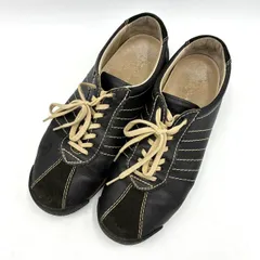 リーガル レザー スニーカー 24cm 黒 ブラック 皮靴 本革 ローカット REGAL