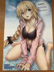 アニメイト Fate/summer vacation fair イラストカード ポストカード ブロマイド ルーラー ジャンヌ・ダルク 水着 FGO fes