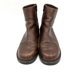 リーガル REGAL ブーツ ブラウン 24cm 茶 レザー サイドジップ 革靴