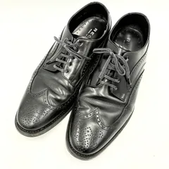 REGAL リーガル 外羽根 ウィングチップ 25cm ブラック 黒 本革 革靴 美品