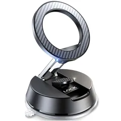 スマホホルダー 車 マグネット 【2026業界注目真空吸盤&360°自由調整】ACMEZING 車 スマホスタンド 【強磁力&超強安定性】 mag-safe 車載スマホホルダー N55磁石×24個 二軸アーム構造 マグセーフ 車載 携帯ホルダー 片手操作  0