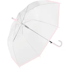 中谷 Natural Basic ビニール傘 ノンスリップ傘 ピンク 【114-031】 ジャンプ 親骨サイズ:60cm 0