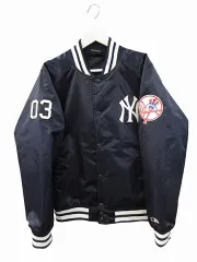 ファナティクス FANATICS ニューヨーク ヤンキース スタジャン MLBロゴ ネイビー M