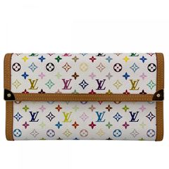 [중고] LOUIS VUITTON 루이비통 포르투졸 인터내셔널 모노그램 멀티 컬러 브론 여성 지갑 긴 지갑 긴 지갑 M92659 25023042 KJ
