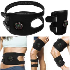 背筋 腕筋 二の腕 腹筋 脚 2本セット 太もも筋トレ 特許・実用新案登録】ジェルシート不要 トレーニングベルト 腹筋ベルト【多部位使用可能 男女兼用 ems Aicomy正規品