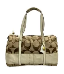 コーチ トートバッグ ハンドバッグ ミニボストンバッグ キャンバス シグネチャー F11102 レディース COACH