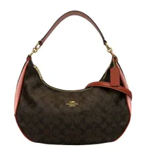 コーチ 2way ショルダーバッグ 肩掛け 斜め掛け シグネチャー ホーボーバッグ F25897 レディース COACH