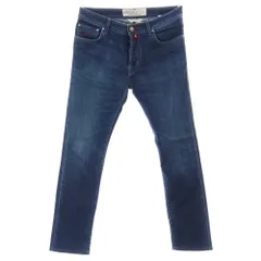 【中古】ヤコブコーエン JACOB COHEN PW688 ストレッチ コットンポリエステル デニムパンツ ジーンズ ネイビー【サイズ33】【メンズ】