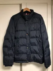 トミーヒルフィガー ダウン ネイビー L