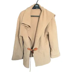 Z1708 RALPH LAURENラルフローレン カーディガン  ショートコート ジャケット  長袖 ガウン  レディースm キャメル  ベージュ