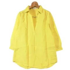 訳アリ avv standard 九分袖 シャツ 麻100% Mサイズ　b806