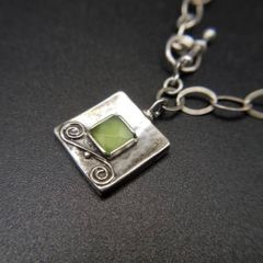 skalli paris グリーン シルバー 七宝焼き - メルカリ