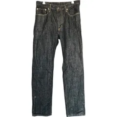 Z1707 EDWIN•  エドウィン 日本製 デニム ロングパンツ ジーパン ジーンズ ブルー 青系  洗える 31インチ