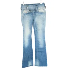 Z1707 ディーゼル  Diesel  デニム ロングパンツ ジーパン ジーンズ ブルー 青系  洗える 23インチ   ライトブルー