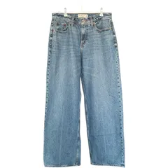 Z1707 Abercrombie and Fitch  アバクロ デニム ロングパンツ ジーパン ジーンズ ブルー 青系  洗える 26インチ   ライトブルー  ワイドパンツ カット フレアカット