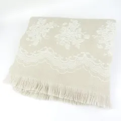 ミッシュマッシュ ストール レース 花柄 ブランド レディース ベージュ MISCH MASCH 【中古】のサムネイル