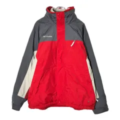 Columbia コロンビア VERTEX マウンテンジャケット アウトドア レッド(メンズ L)中古 古着 X0552