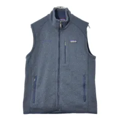 patagonia パタゴニア ベターセーター フリースベスト アウトドア ネイビー(メンズ M)中古 古着 X0607
