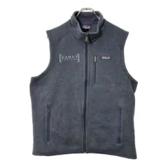 patagonia パタゴニア ベターセーター フリースベスト アウトドア ネイビー(メンズ L)中古 古着 X0671