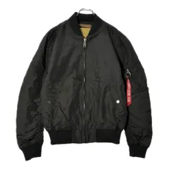 ALPHA INDUSTRIES アルファ インダストリーズ MA-1 フライトジャケット ミリタリー ブラック(メンズ SMALL)中古 古着 X0679