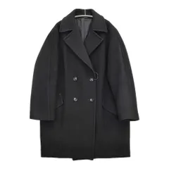 DRESSTERIOR ハーフ丈 ダブルコート 085-93087 サイズ38 ピーコート ブラック レディース ドレステリア【中古】5-1226A♪のサムネイル