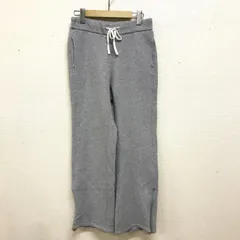 CANAL JEAN レッドチョップワークス 裏起毛サイドスリットパンツ サイドジップ グレー 38 M