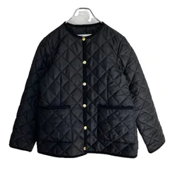 Traditional Weatherwear ARKLEY ノーカラー キルティングジャケット 36 ブラック／黒 トラディショナルウェザーウェア