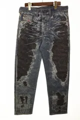 【中古】ディーゼル DIESEL ルーズストレートフィットデニム W28 D-MACS-S3 トロンプルイユ ジーンズ ☆AA★251217 2026年最新】DIESELデニムパンツ ルーズフィット ストレートの人気