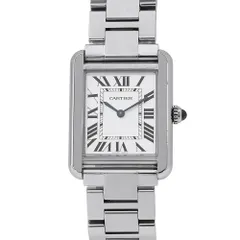 カルティエ タンクソロ SM W5200013 Cartier 腕時計 ウォッチ レディース シルバー文字盤のサムネイル