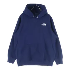 THE NORTH FACE (ザノースフェイス) SQUARE LOGO HOODIE アームロゴ フーディー プルオーバーパーカー ネイビー NT62039