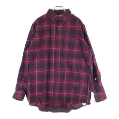 L.L.Bean (エルエルビーン) 90S VINTAGE Flannel L/S Shirt ヴィンテージ ボタンダウン フランネル 長袖チェックシャツ レッド/ブラック
