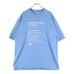 THE NORTH FACE (ザノースフェイス) S/S National Parks Tee ナショナルパークス プリント クルーネック 半袖Tシャツ カットソー ブルー NT32516R