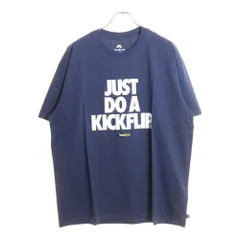 NIKE SB (ナイキエスビー) ×ERIC KOSTON EK M90 S/S TEE エリックコストン フロントプリントTシャツ 半袖クルーネックカットソー ネイビー HV2200-410