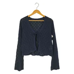 ティーナジョジュン TINA:JOJUN フロントリボン ニットカーディガン  レディース JPN：M 