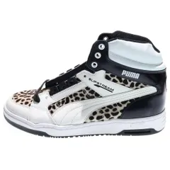 PUMA (プーマ) ×ATOMOS SLIPSTREAM MID MIJ アトモス スリップストリーム ミッドカットスニーカー ホワイト/ブラック US9/27cm 385384-01