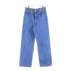 Levi's premium (リーバイスプレミアム) RIB CAGE STRAIGHT ANKLE リブケージ ストレート アンクル ボタンフライ デニムパンツ インディゴ レディース 72693-0117