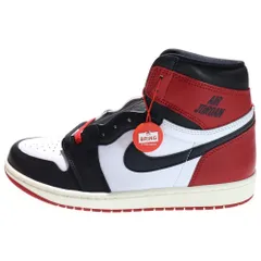 NIKE (ナイキ) AIR JORDAN 1 エアジョーダン レトロ ブラック トゥ ハイカットスニーカー レッド/ホワイト/ブラック US10/28cm DZ5485-106