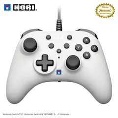 【任天堂ライセンス商品】ホリパッド TURBO for Nintendo Switch™ 2, ホワイト【Switch2・Switch両対応】【連射/連射ホールド機能搭載】 [ホワイト] [Switch2]