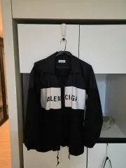 バレンシアガ デニム ポプリン ブラックデニム 34サイズ 105