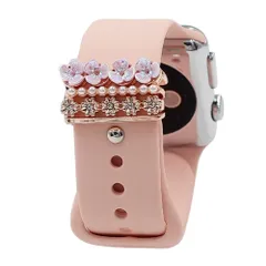 【在庫処分】バンドチャーム アップルウォッチ FIT/Amazfit リングアクセサリー WATCH 5/HUAWEI Charge 3/ Sense/Versa Apple Fitbit 6 7 8 9 Watch 10 バンド iwatch For アクセ