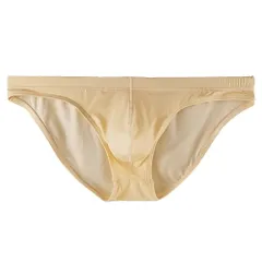 メンズ ビキニ ブリーフ パンツ 下着 薄手 さらさら ピッタリ フィット 立体縫製 ローライズ 前閉じ 大きいサイズ 蛍光 ネオン 無地 おしゃれ セクシー 407