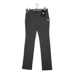 未使用品 レディース アディダスゴルフ adidas GOLF パンツ M グレー系 総柄 ストレッチ 撥水