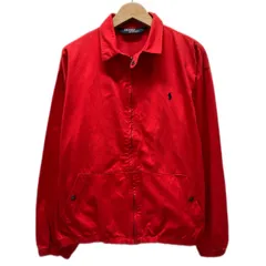 POLO by RALPH LAUREN　スウィングトップ　80s vintage　80年代　三角タグ　ブルゾン　アウター　フルジップ　無地　ワンポイント　ブランドロゴ　スモールポニー　刺しゅう　サイドポケット　古着
