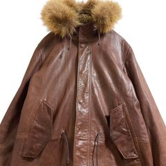 レザーミリタリージャケット ファー付き 元値約10万 - メルカリ
