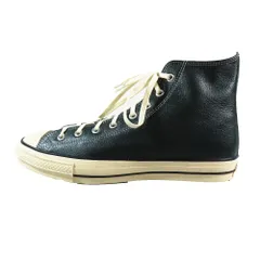 未使用 CONVERSE コンバース LEATHER ALL STAR J HI レザー オールスター スニーカー 日本製 靴 シューズ ディープグリーン 11.5/30cm メンズ 古着 中古 USED