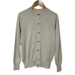 良品 IENA イエナ ウールニット アンサンブル カーディガン+半袖トップス ベージュ レディース 古着 中古 USED