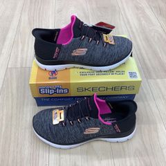 新品未使用）SKECHERS スリプインズ 幅広スニーカー グレー/ピンク 