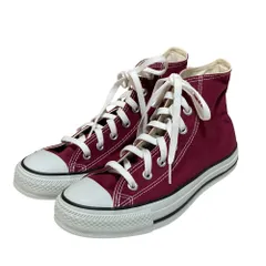 未使用 CONVERSE コンバース キャンバスオールスターハイ 1C032 サイズ5 1/2 24.5cm相当 マルーン  レディース 古着 中古 USED