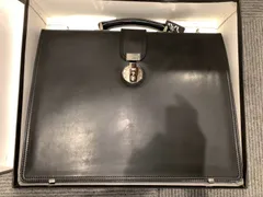 【未使用/タグ付】LANVIN ランバン ビジネスバッグ 本革 レザー 黒 鍵付 A4