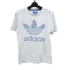アディダス adidas Tシャツ カットソー トレフォイルロゴ 半袖 白 ホワイト XS